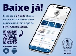 Santa Casa de Santos agora conta com um APP exclusivo